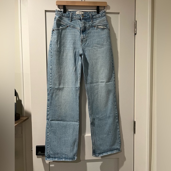 Abercrombie Curve Love 90s High Rise Relaxed Jeans- Size 27/4 - Picture 2 of 9